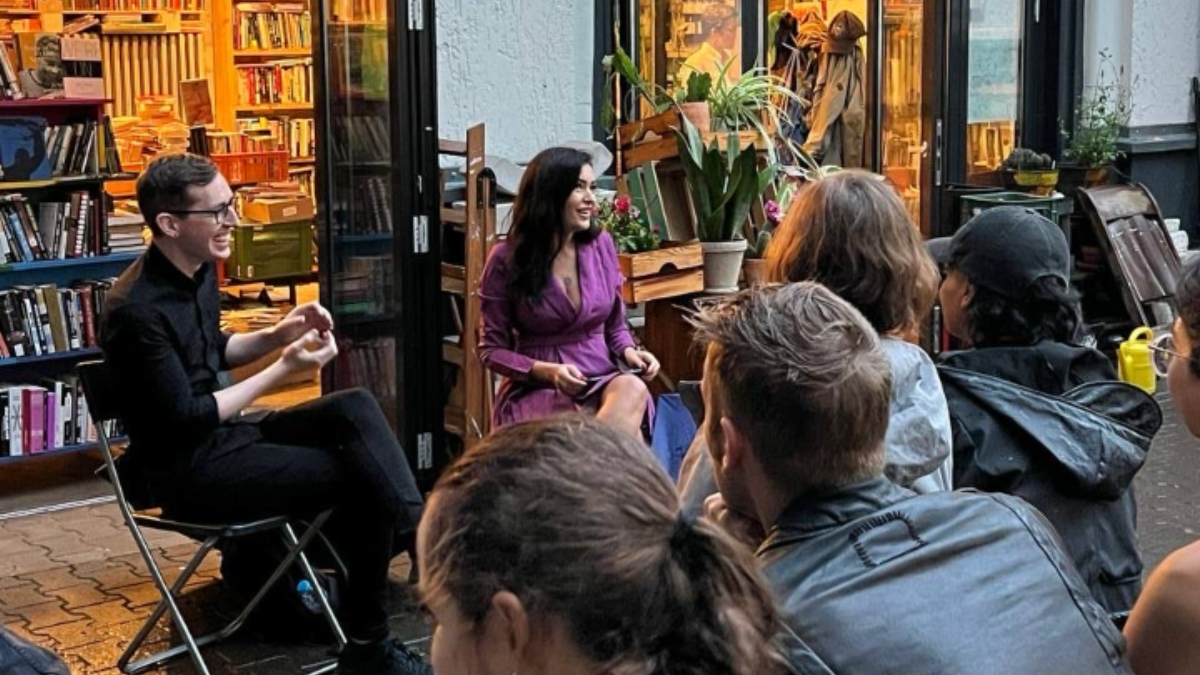 doing an event with sabrina fernandes in berlin
